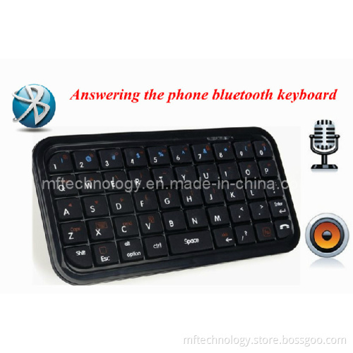 Mini Bluetooth Keyboard with Micphone, Answer The Phone